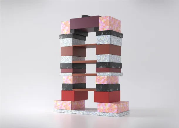 Libreria di design Slate di De Rosso