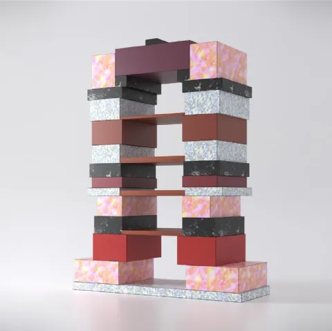 Libreria di design Slate di De Rosso