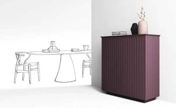 Madia Athena Verticale di Minotti Italia