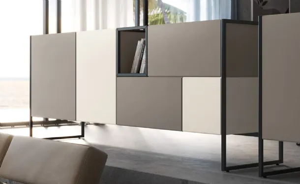 Madia Rebel RS 10 in laccato opaco bicolore di Fimar