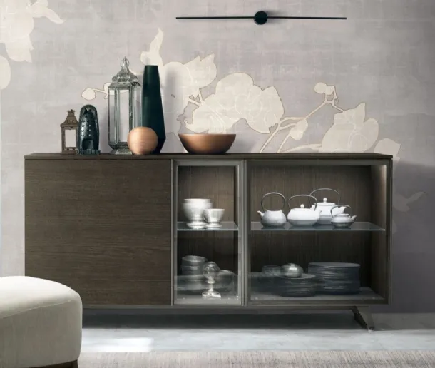 Madia Metropolis B01 in materico rovere moka di Tomasella