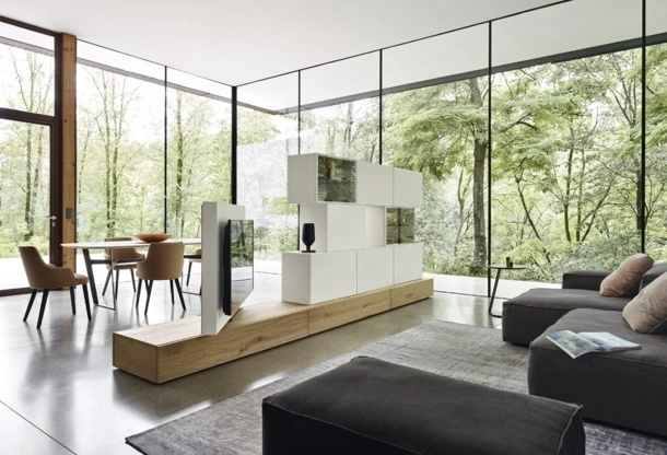 Mobile Porta Tv Tv Units Roto Lampo di Sangiacomo