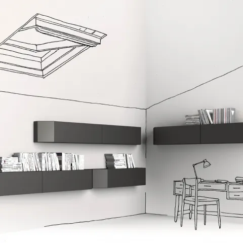 Mobile sospeso Canto di Minotti Italia