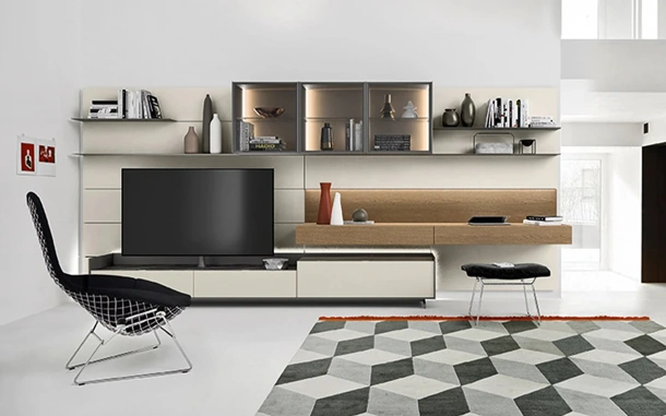 Parete Attrezzata Cabaret Step di Sangiacomo