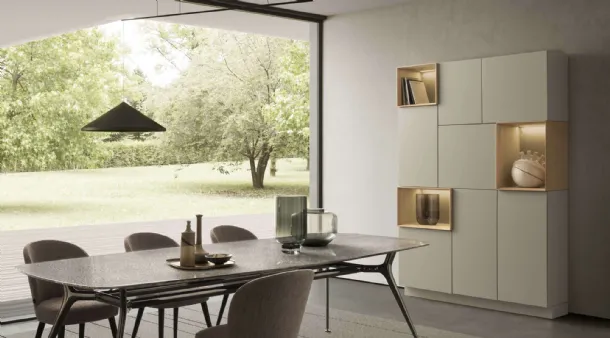 Parete Attrezzata I-ModulART 02 di Presotto