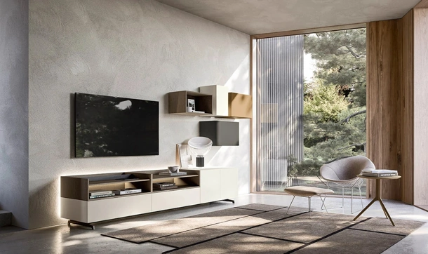 Parete Attrezzata Lampo 033 di Sangiacomo