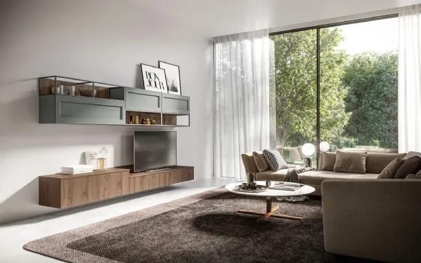 Parete Attrezzata Living Frida 01 di Arredo3