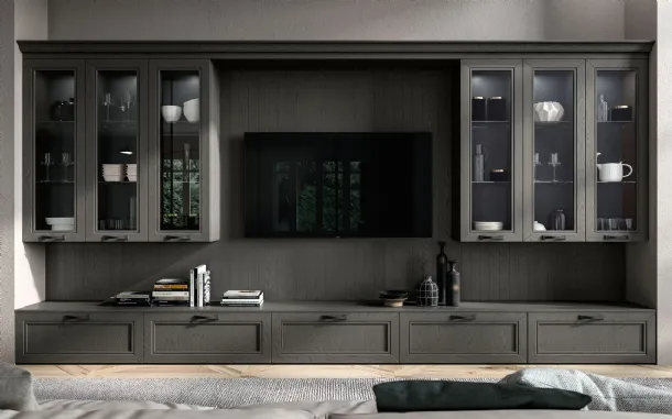 Parete Attrezzata classica Living Opera di Arredo3