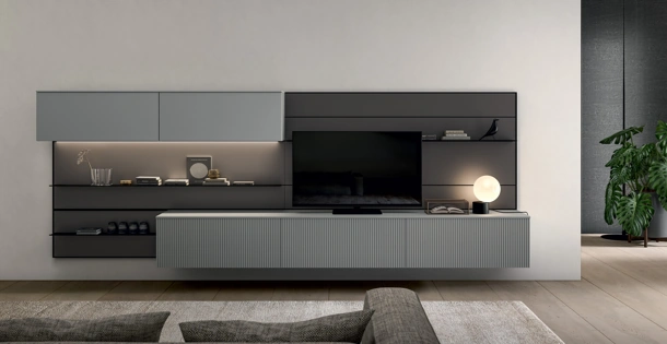 Parete Attrezzata Living Time di Arredo3