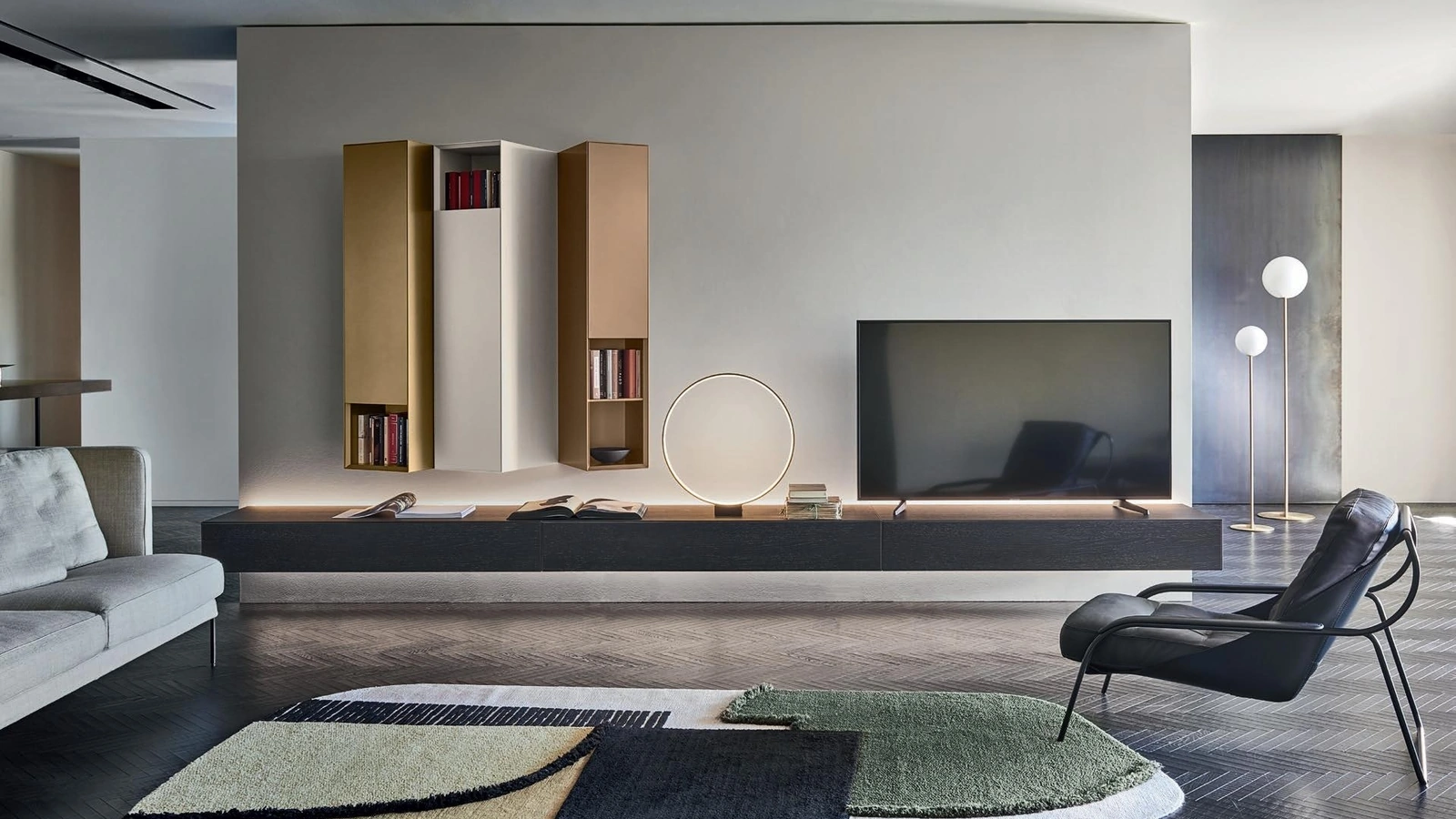 Parete Attrezzata Domino 01 di Sangiacomo