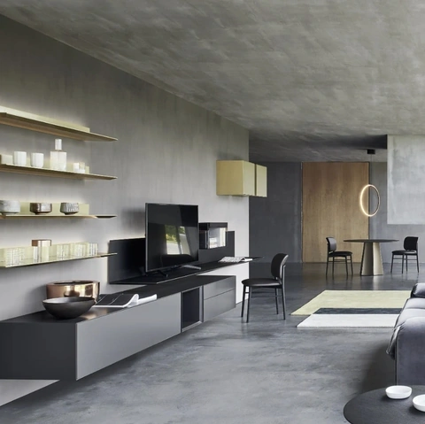 Parete Attrezzata Domino-06 Sangiacomo