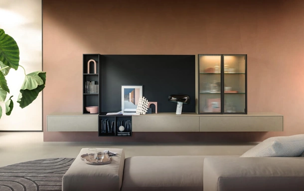 Parete Attrezzata SpaceMakers day SM2502 di Zalf