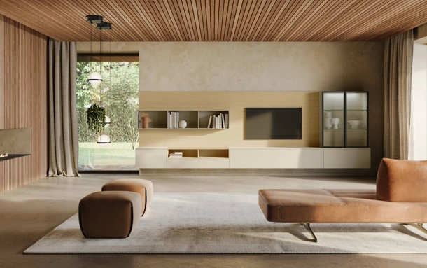 Parete Attrezzata SpaceMakers day SM2521 di Zalf