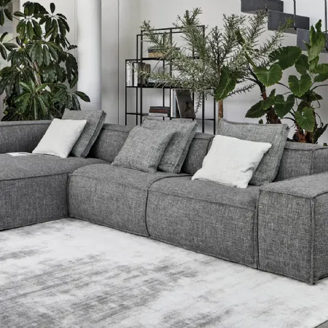 Divano con penisola Peanut BX di Bonaldo