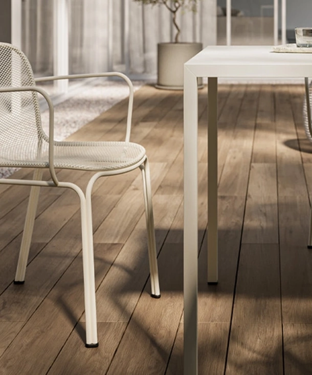 Sedia Filo Plus in metallo verniciato di Arredo3