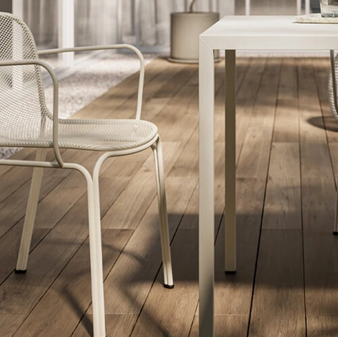 Sedia Filo Plus in metallo verniciato di Arredo3