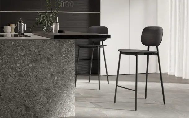 Sgabello Omega legno di Arredo3