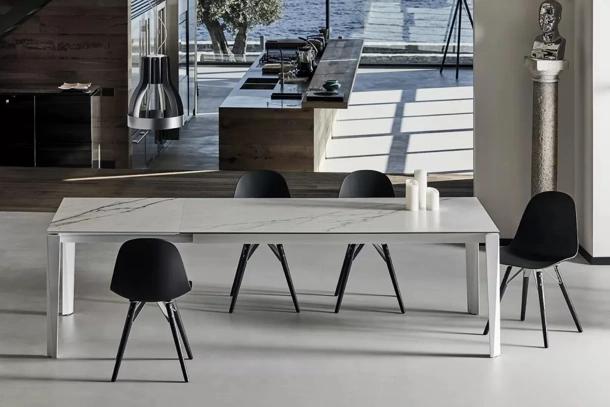 Tavolo allungabile Chef in SuperMarmo di Bontempi