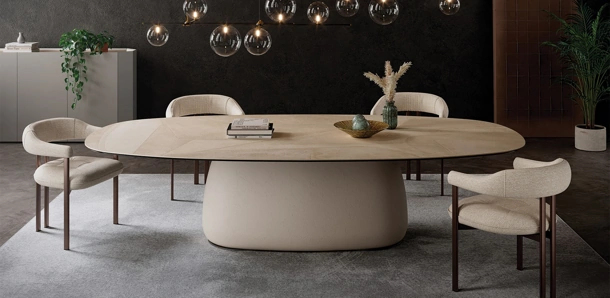 Tavolo Botero Keramik di Cattelan Italia