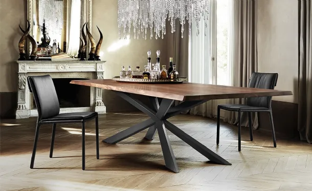 Tavolo Spyder Wood di Cattelan Italia