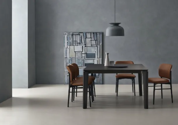 Tavolo Desco in Rovere Carbone di Sangiacomo