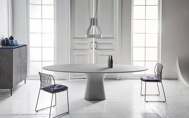 Tavolo Podium in cemento di Bontempi