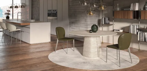 Tavolo Rado Keramik Round di Cattelan Italia