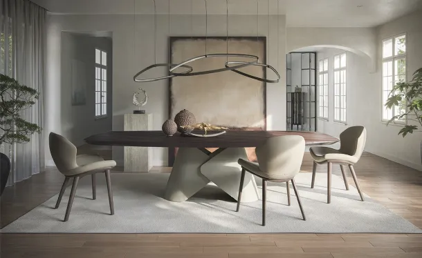 Tavolo Scott Wood di Cattelan Italia