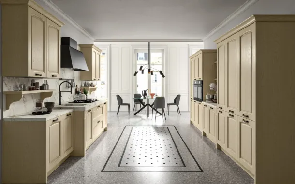 Cucina Classica lineare Emma 02 di Arredo3