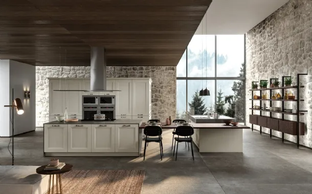 Cucina Classica con isola Gioiosa 01 di Arredo3