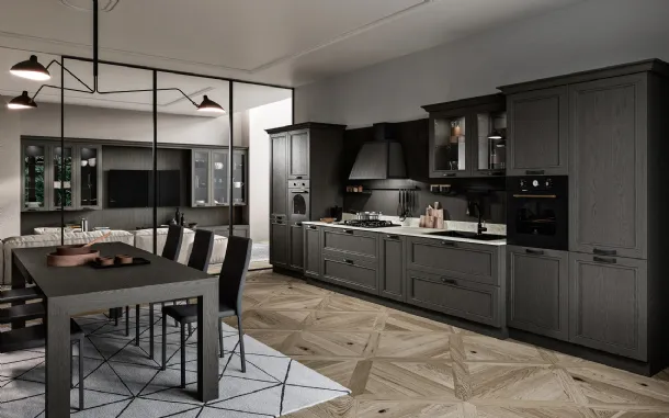 Cucina Classica lineare Opera 02 di Arredo3