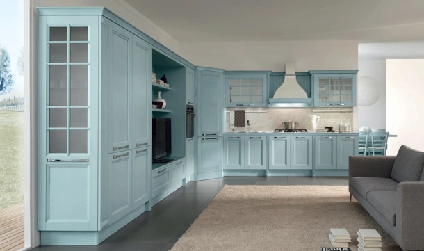 Cucina Classica Ylenia in legno decapato Avio di Aran