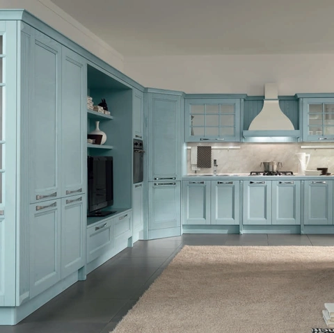 Cucina Classica Ylenia in legno decapato Avio di Aran