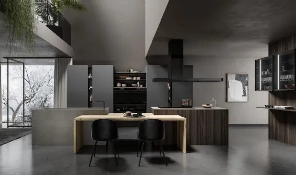 Cucina Design con isola Lab13 Kitchen 04 di Aran