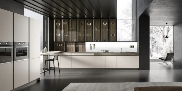 Cucina Design ad angolo Lab13 Kitchen 05 di Aran