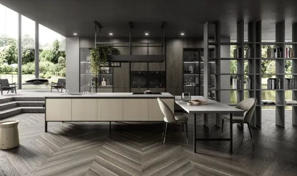 Cucina Design con isola Lab13 Kitchen 06 di Aran