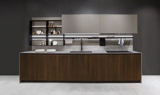 Cucina Design Linea Edge lineare di Composit