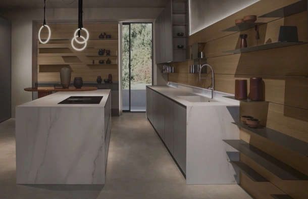 Cucina Moderna con isola Code di Composit