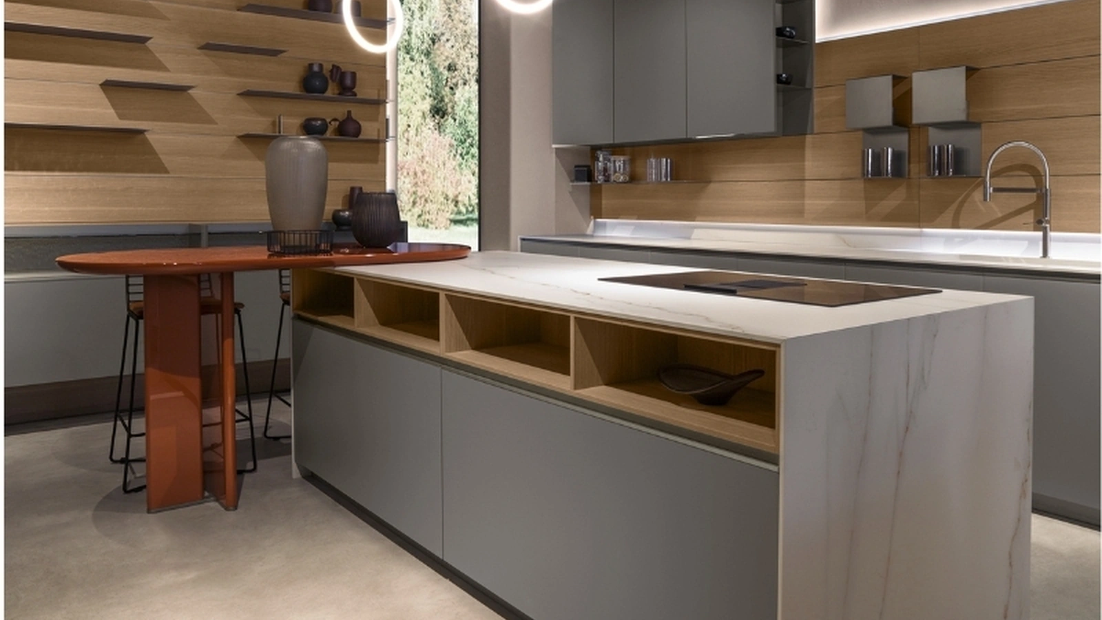 Cucina Moderna con isola Code di Composit