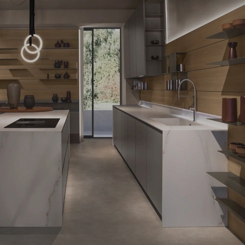 Cucina Moderna con isola Code di Composit