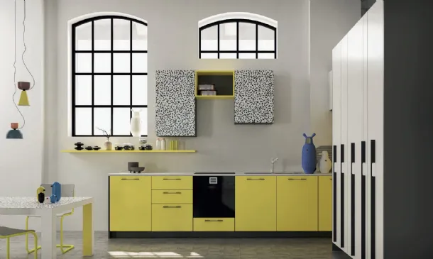 Cucina Moderna For Me Kitchen Four B di De Rosso