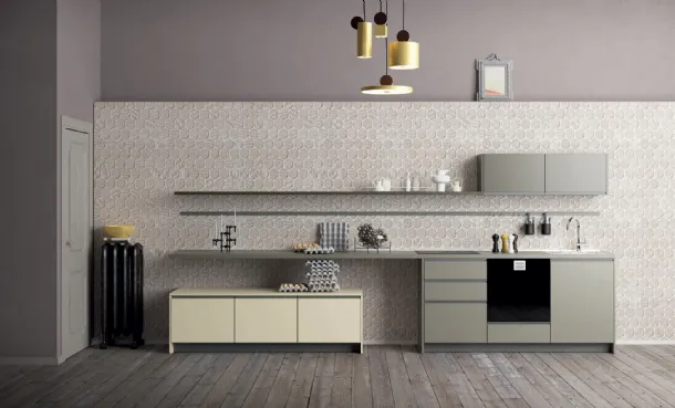 Cucina Moderna For Me Kitchen One B di De Rosso