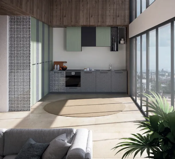 Cucina Moderna ad angolo For Me Kitchen Seven di De Rosso