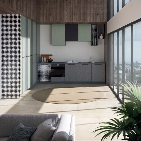 Cucina Moderna ad angolo For Me Kitchen Seven di De Rosso