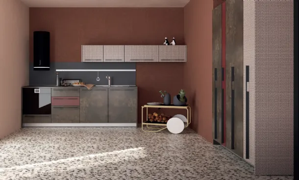 Cucina Moderna lineare For Me Kitchen Two di De Rosso