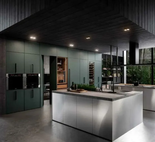 Cucina Moderna con isole Guadalupe 01 di Aran