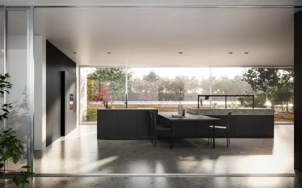 Cucina Moderna con isola Kalì 02 di Arredo3
