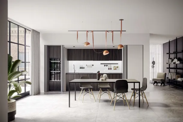 Cucina Moderna lineare Kalì 06 di Arredo3