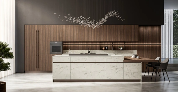 Cucina Moderna con isola Kalì 07 di Arredo3