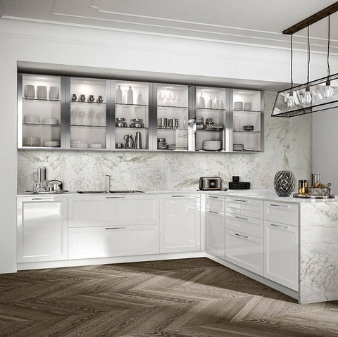 Cucina Moderna Marilyn con penisola di Composit